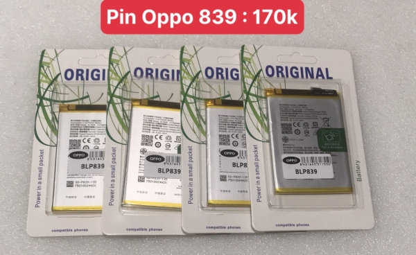 Pin Oppo A95, reno 6z  5G ( BLP839 )