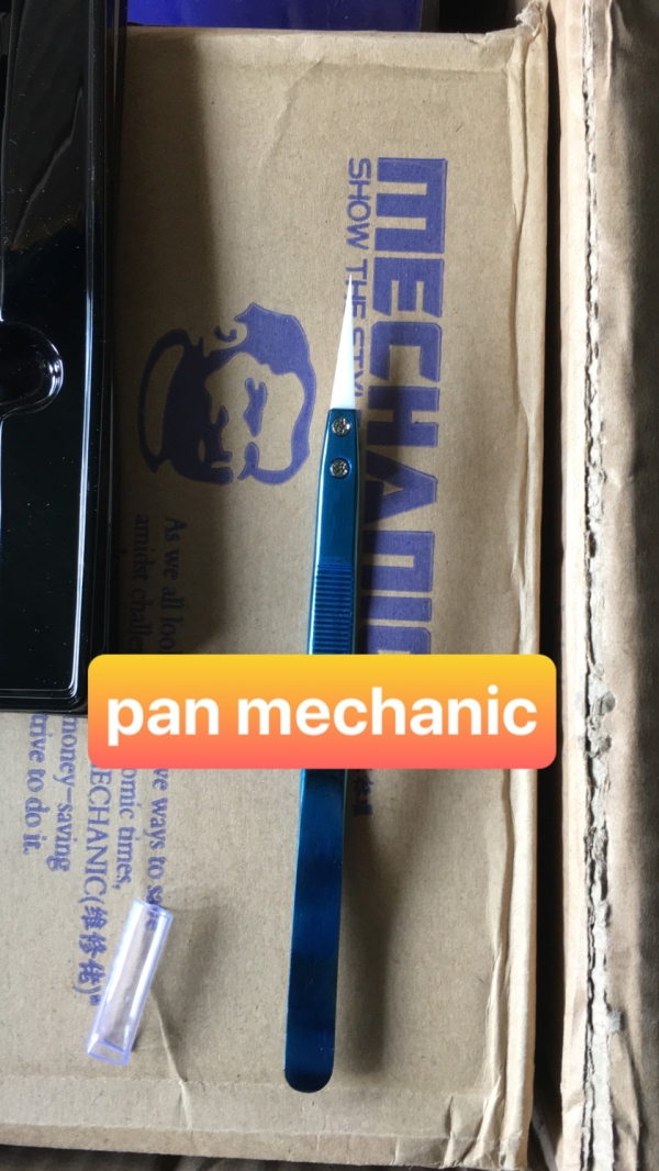 PAN THẲNG MECHANIC CF-11, Nhíp Gắp Gốm Sứ Mechanic CF -11 / CF- 17