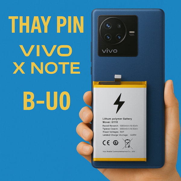🔧 SỬA VIVO X NOTE GIÁ RẺ – LẤY NGAY TẠI TP.HCM: Ép Kính - Thay Pin - Thay Màn Hình 
