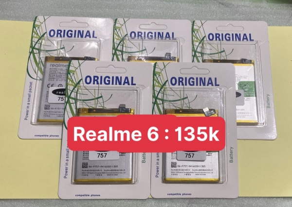Thay pin Realme 6, Realme 6i, Realme 6 Pro (BLP757 ...