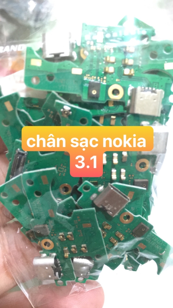 Chân sạc bộ + Mic Nokia 3.1 