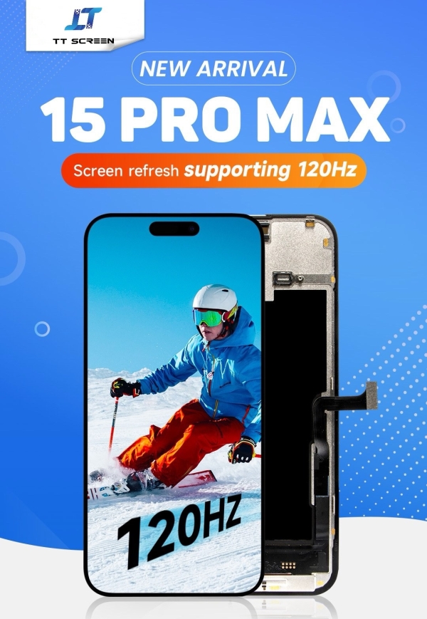 Màn Hình iPhone 15 Pro Max 12Hz Công Nghệ Mỹ - Sản Xuất Tại Đài Loan, Chuyên Dành Cho Game Thủ