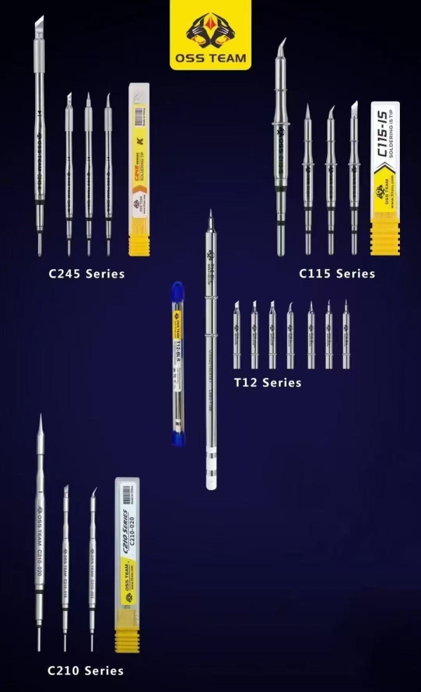 Mũi Hàn C210/T210 Hãng YCS – Cong, Thẳng Dao, Chuyên Câu Dây