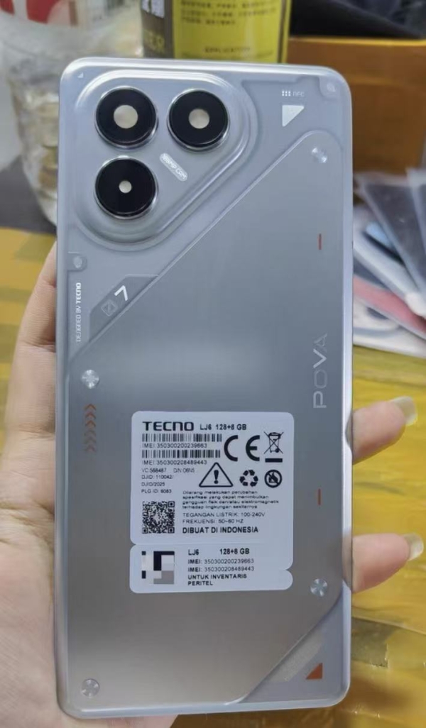 Vỏ Bộ, Mặt Lưng, Khung Xương, Kính Camera, Khay SIM Tecno Pova 7 / Pova 7 Pro / Pova 7 Neo Chính Hãng