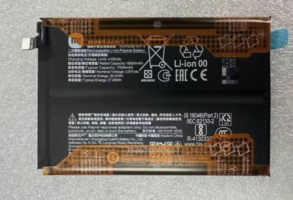 🔋 Thay pin Xiaomi có sạc được 67W hay 120W không?