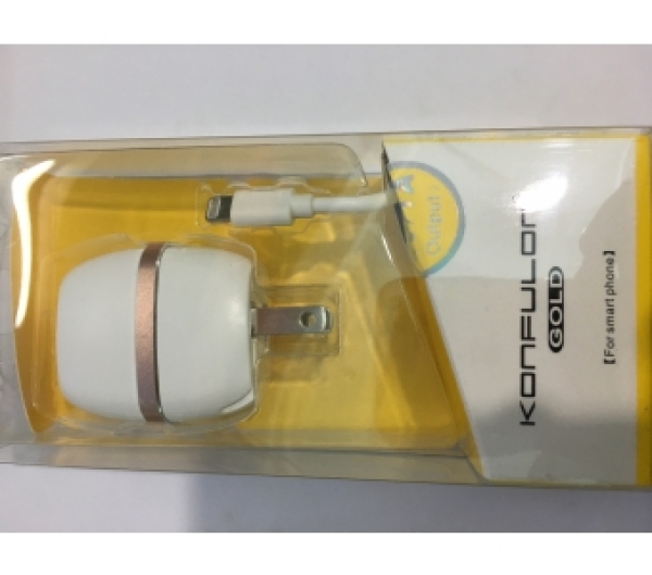 🔌 BỘ SẠC IPHONE 4/4S KONFULON – HÀNG MỚI – GIÁ RẺ – AN TOÀN SẠC MÁY