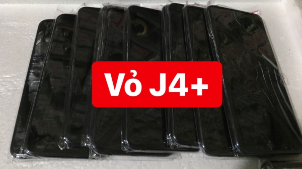 vỏ sam sung j4+ đen / vỏ sam sung j4 plus đen 