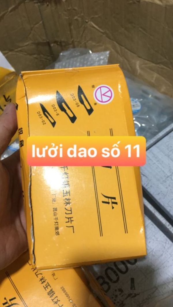 lưỡi dao mỗ số 11 túi 10pcs