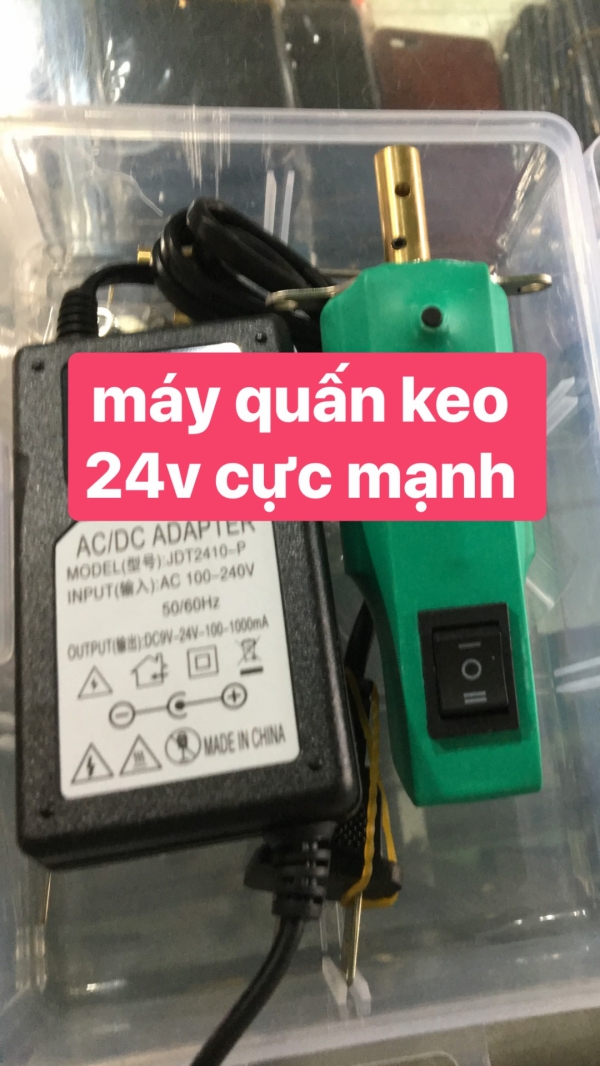 máy quấn keo 9+ 24v 