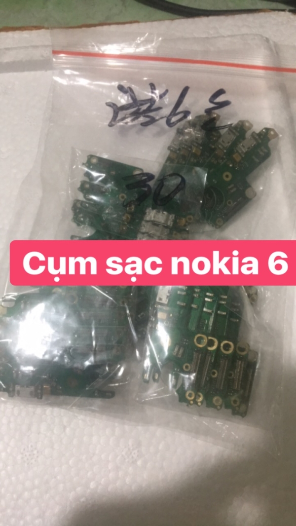 cụm chân sạc nokia 6 