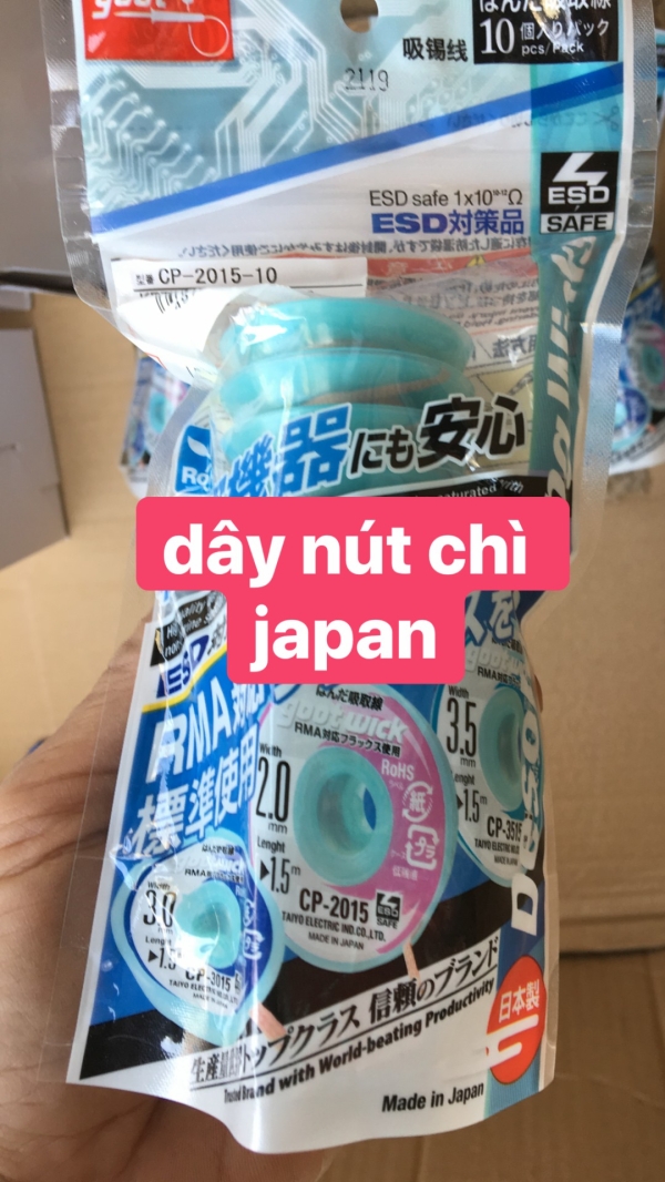 dây hút chì  japan 
