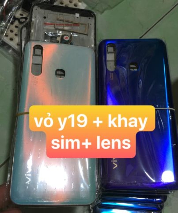 vỏ vivo y19 + khay sim