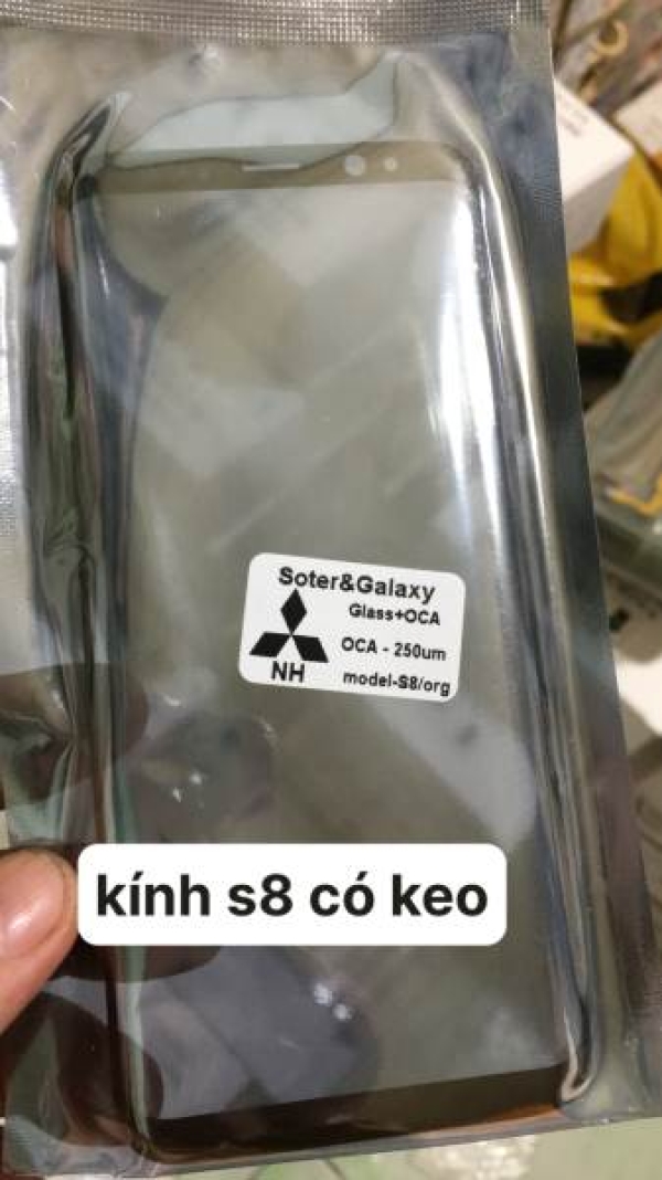 kính sam sung s8 có keo oca 