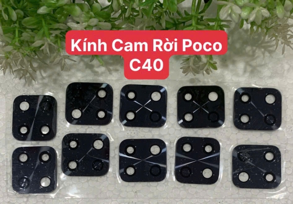 Kính Camera Rời POCO C40 | Chụp Bảo Vệ Camera POCO C40 Chính Hãng