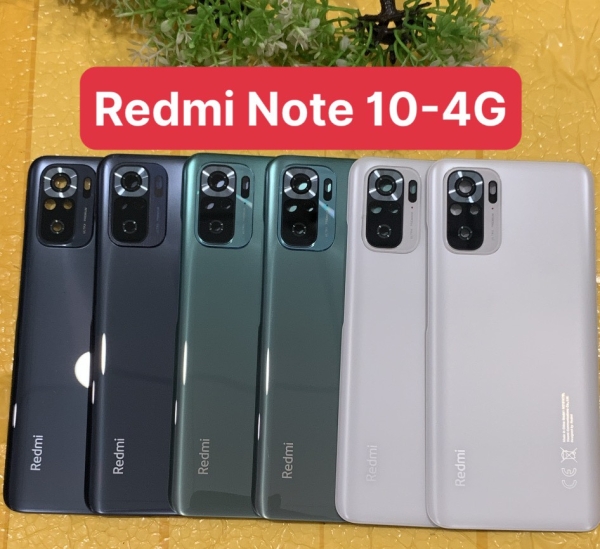 🔧 THAY LƯNG REDMI NOTE 10 4G (CÓ KÍNH CAMERA) CHÍNH HÃNG – GIÁ RẺ – LẤY NGAY TẠI TP.HCM