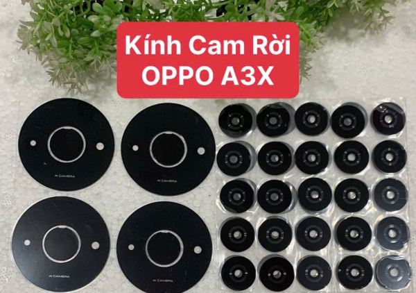 Kính Camera Rời / Chụp Bảo Vệ Camera Oppo A3x Chính Hãng