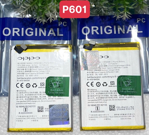 PIN ORIGINAL OPPO - F1S / A59 / A1601 - BLP601 - 2980/3075mAh 