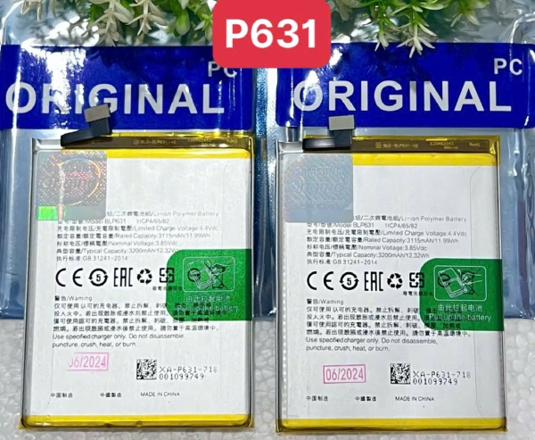 PIN ORIGINAL OPPO  -  BLP631 / F3 / F5 / A77t  -  5000mAh 