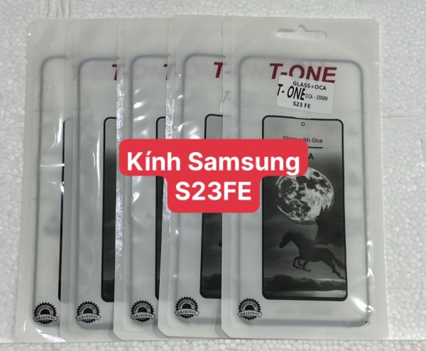 Mặt Kính Samsung S23 FE Liền Keo OCA 100% Glass 