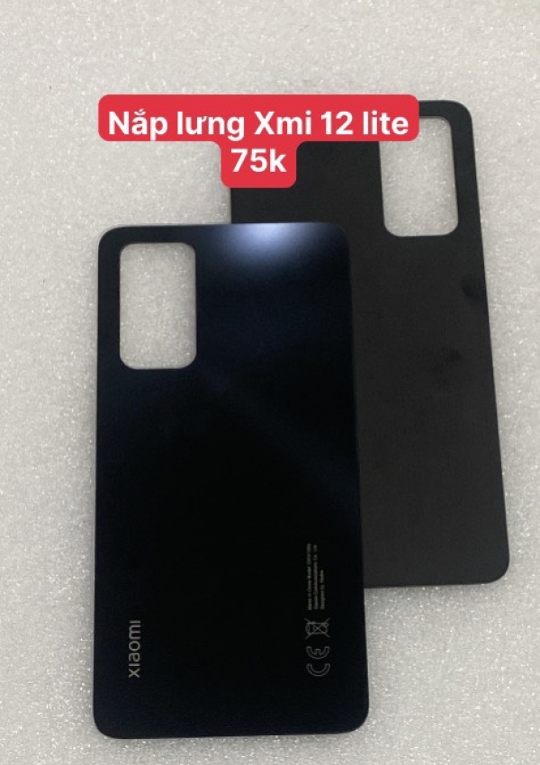 nắp lưng xiaomi mi 12 lite 