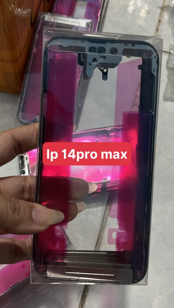 khung ron màn hình iphone 14 pro max( zin AAA+ keo dán )