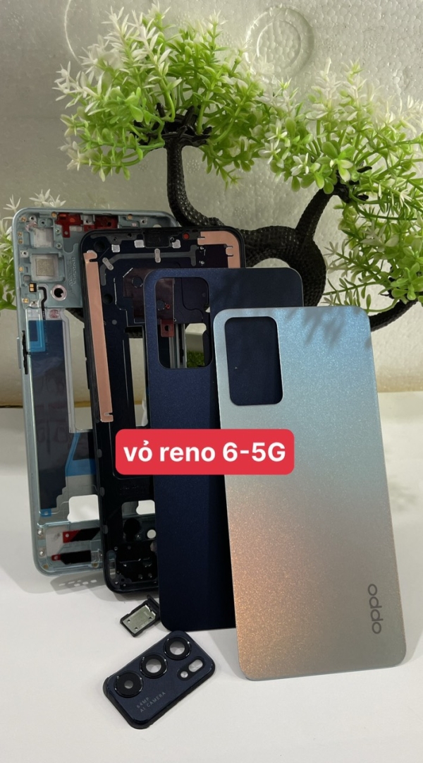 Vỏ Bộ/ Mặt Lưng/ Kính Camera/ Khay Sim Oppo Reno 6-5G