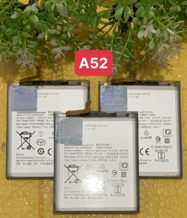 Pin Samsung A52 / A52S / A525 / A526 / A528 / S20FE / G781 (EB-BG781ABY) Zin New - 4900mAh 100% LION