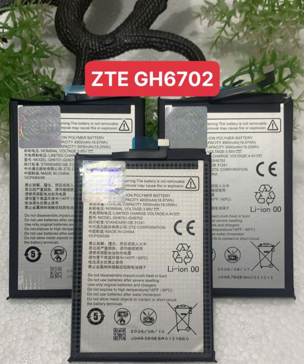 Pin ZTE  Balde A34/ Blade A54 / GH6701/ GH6702