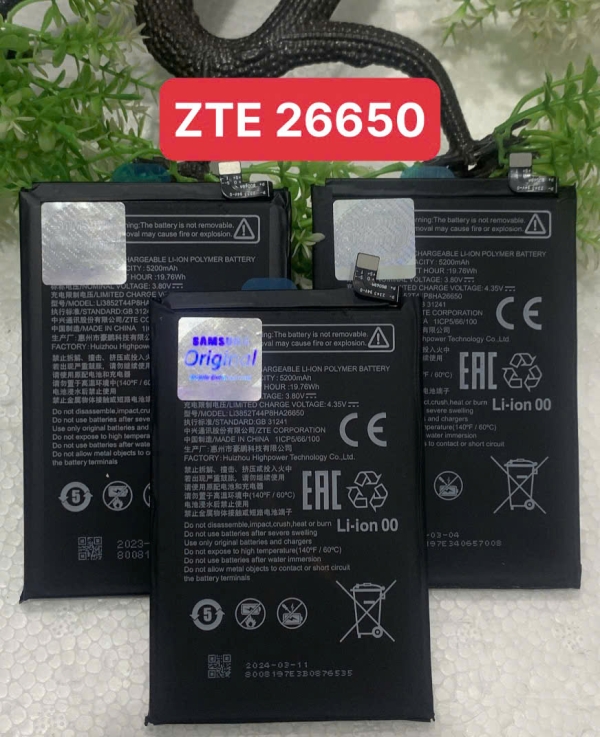 Pin ZTE Nubia / Li3959T45P8HA26650 