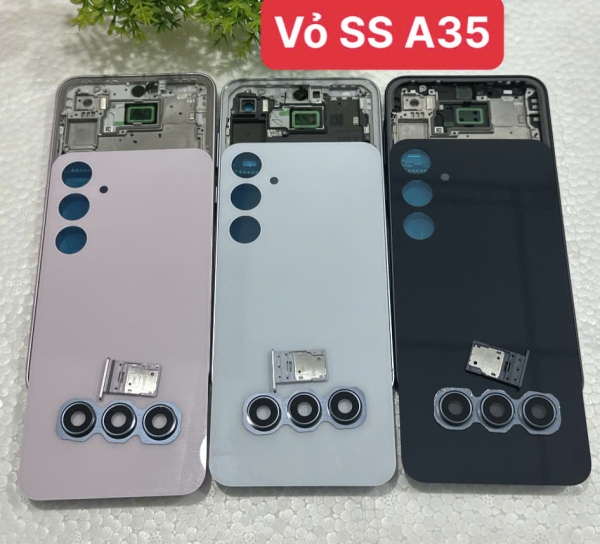 Vỏ Bộ / Mặt Lưng / Khung Xương / Kính Camera / Khay SIM Samsung A35 / A35-5G / A356 