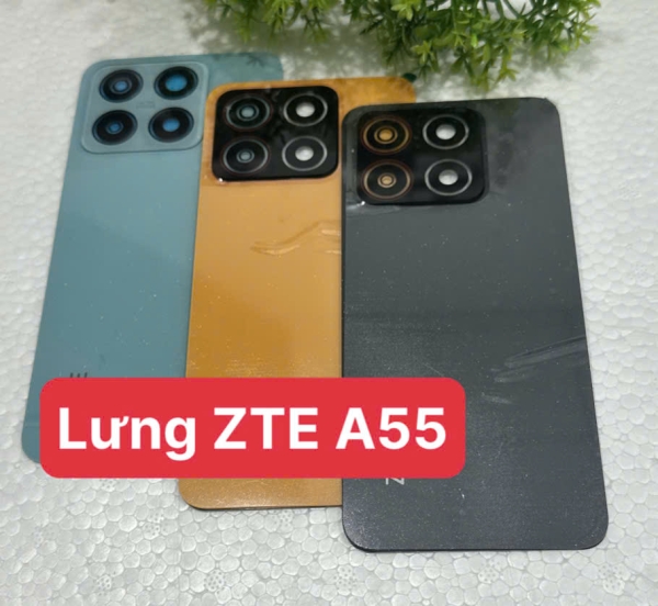 Vỏ Bộ / Mặt Lưng / Khung Xương / Kính Camera / Khay SIM ZTE Blade A55 / A55S / ZTE A55