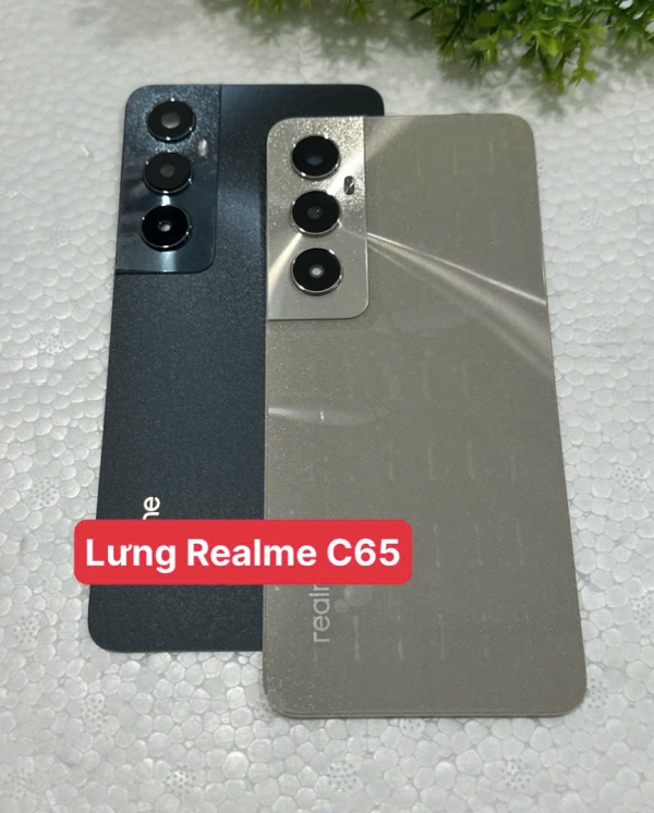 Vỏ Bộ / Mặt Lưng / Kính Camera / Khay SIM Realme C65 Chính Hãng 