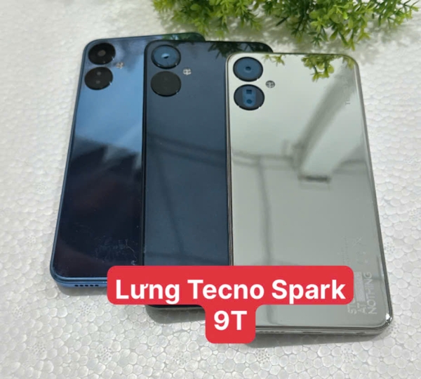 Vỏ Bộ / Mặt Lưng / Khung Xương / Kính Camera / Khay SIM Tecno Spark 9T