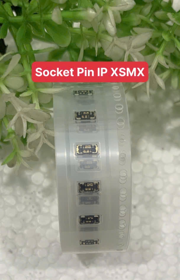 Cáp Socket Pin / Connect Chân Pin trên Main iPhone XS Max 