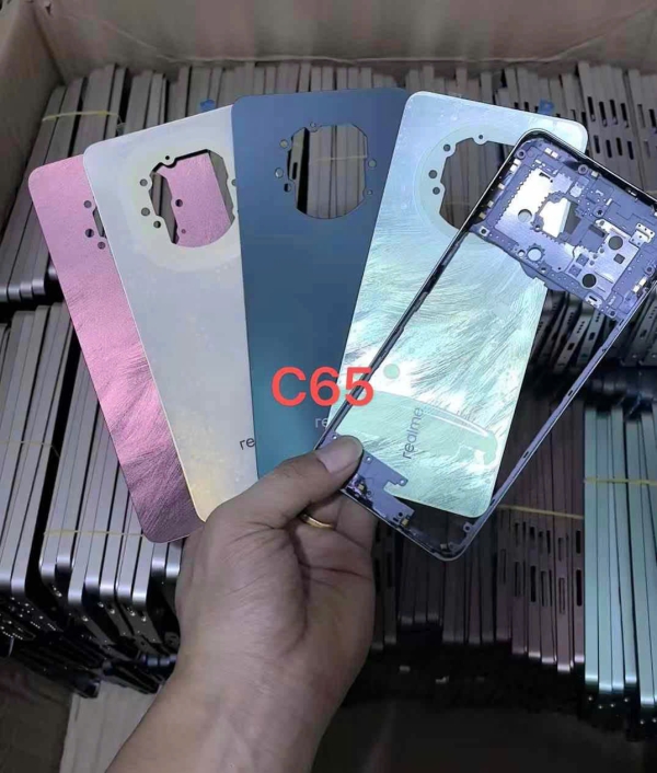 Vỏ Bộ / Mặt Lưng / Kính Camera / Khay SIM Realme C65-5G Chính Hãng