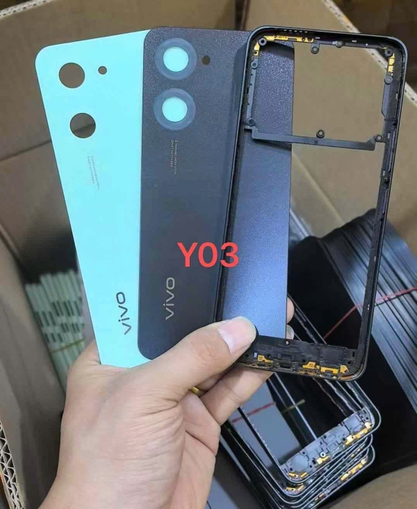 Vỏ Bộ / Mặt Lưng / Kính Camera / Khay SIM Vivo Y03 Chính Hãng 