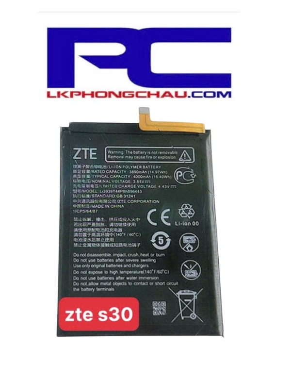 Pin ZTE S30 / LI3939T44P8H896443 Chính Hãng 