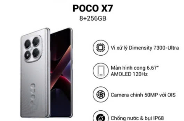  vỏ bộ / mặt lưng / kính camera / khay SIM POCO X7