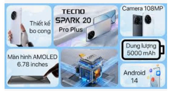 Cụm Chân Sạc / Cáp Sạc Tecno Spark 20 Pro Plus (Màn Cong) Chính Hãng