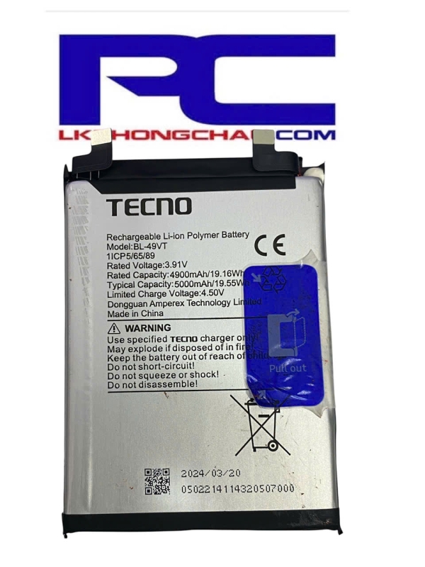 Pin Tecno Camon 30 / BL-49VT Chính Hãng 