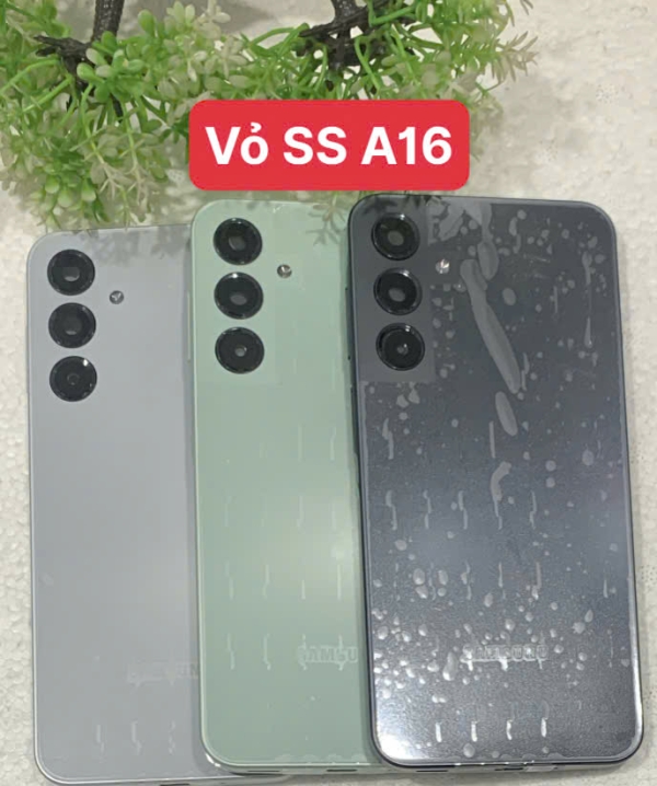 Vỏ Bộ, Mặt Lưng, Kính Camera, Khay SIM Samsung A16 / A16-5G / A166 Chính Hãng