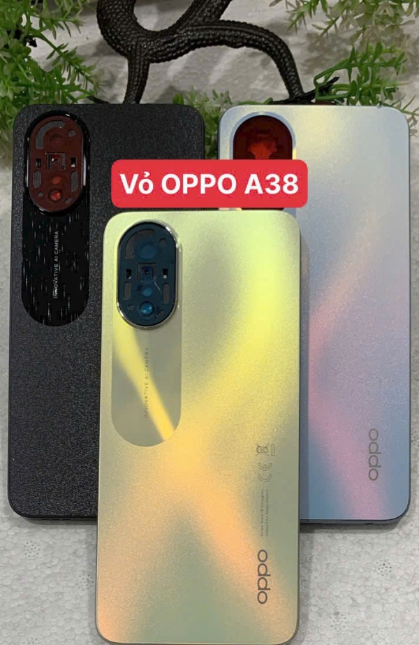 Vỏ Bộ / Mặt Lưng / Kính Camera / Khay SIM Oppo A38 / A38-4G – Hàng Chính Hãng