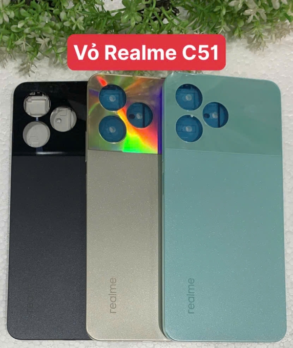 Vỏ Bộ / Mặt Lưng / Kính Camera Realme C51 / C51 (4G) - Hàng Chính Hãng