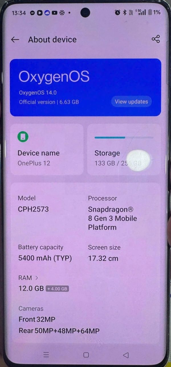 🔧 MÀN HÌNH ONEPLUS 12 – FULL SIZE, ZIN ĐẸP, GIÁ RẺ, LẤY NGAY