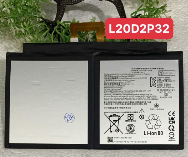 🔋 PIN LENOVO PAD PLUS 11" / PRO 11.5"  J607 / TB-J716F / J716 / TB-J616F / L20D2P31