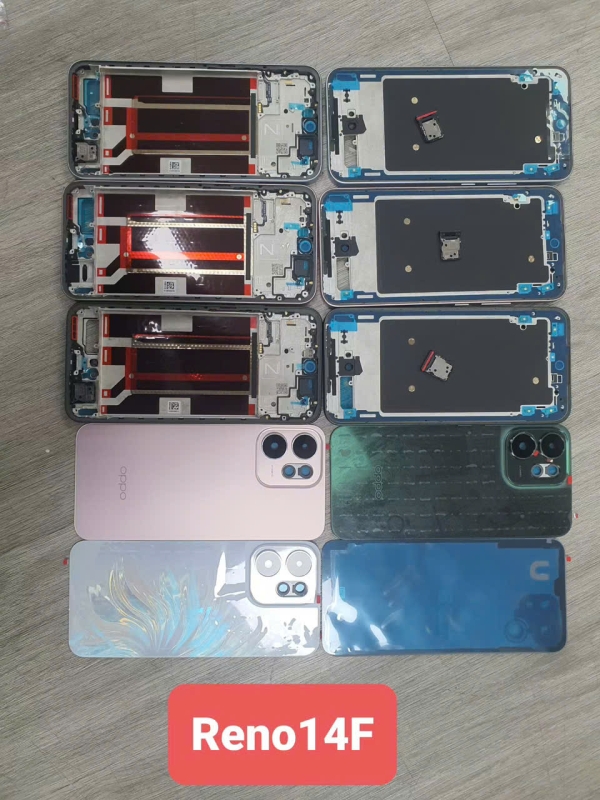 📱 Vỏ Bộ / Mặt Lưng / Kính Camera / Khay SIM Oppo Reno 14F – Giá Rẻ, Lấy Ngay
