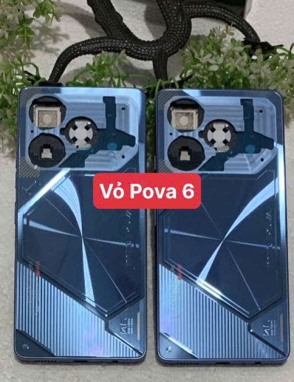 📱 Vỏ Bộ / Mặt Lưng / Kính Camera / Khay SIM Tecno Pova 6 – Ráp Đẹp, Giá Rẻ