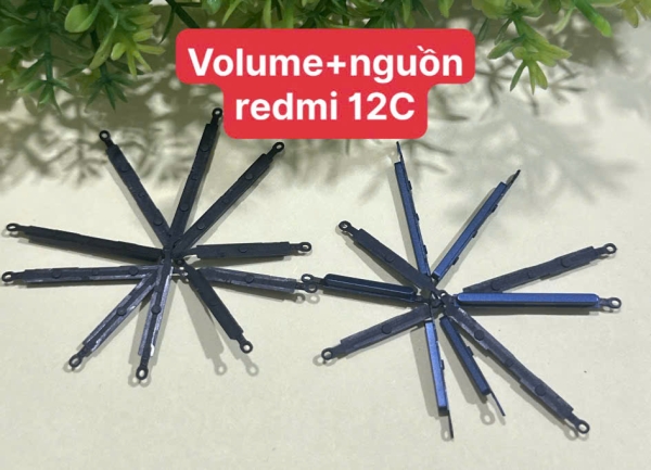 🔘 Nút Bấm Ngoài Sườn Xiaomi Redmi 12C – Nút Nguồn + Volume – Giá Rẻ