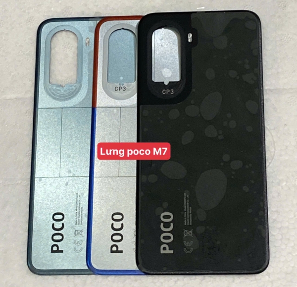 🔧 Vỏ Bộ / Mặt Lưng / Kính Camera / Khay SIM Xiaomi Poco M7 – Linh Kiện Thay Thế Chất Lượng