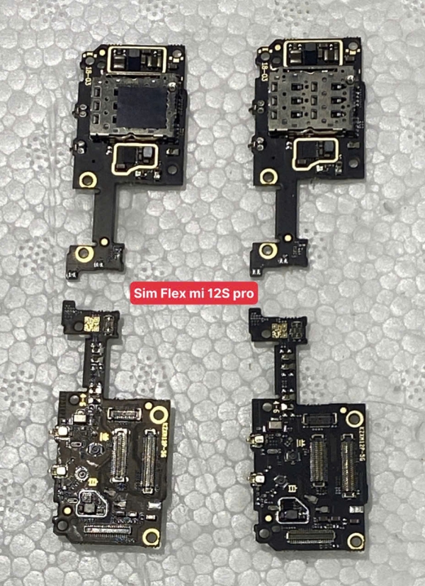 🔧 Board Mạch Liên Kết Ổ SIM (SIM Flex) Xiaomi 12S Pro – Full IC, Ổn Định Sóng